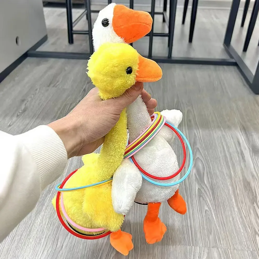 귀여운 반복 말하는 오리 어린이용 봉제인형 재미있는 선물 트위스팅 모방 말하..