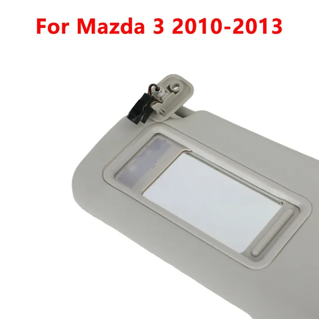 Szwaldaper ライト付きサンバイザー、マツダ用、3 2010 2011 2012 2013