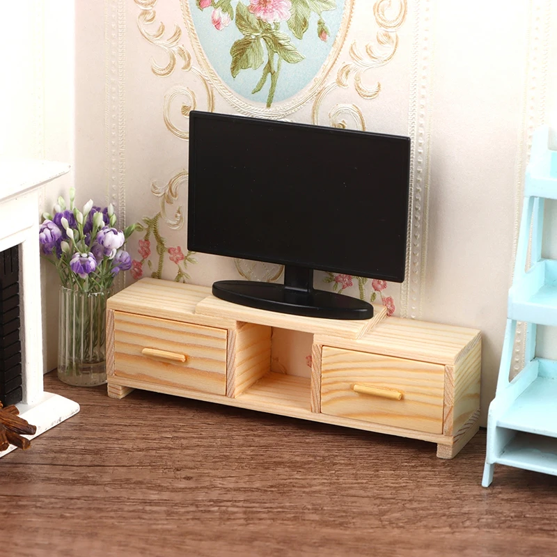 

Кукольный дом, ТВ-шкаф, аксессуары для гостиной, миниатюрный шкаф разных стилей, ТВ-книжка, прикроватный столик для тортов, шкаф, полки, ножки