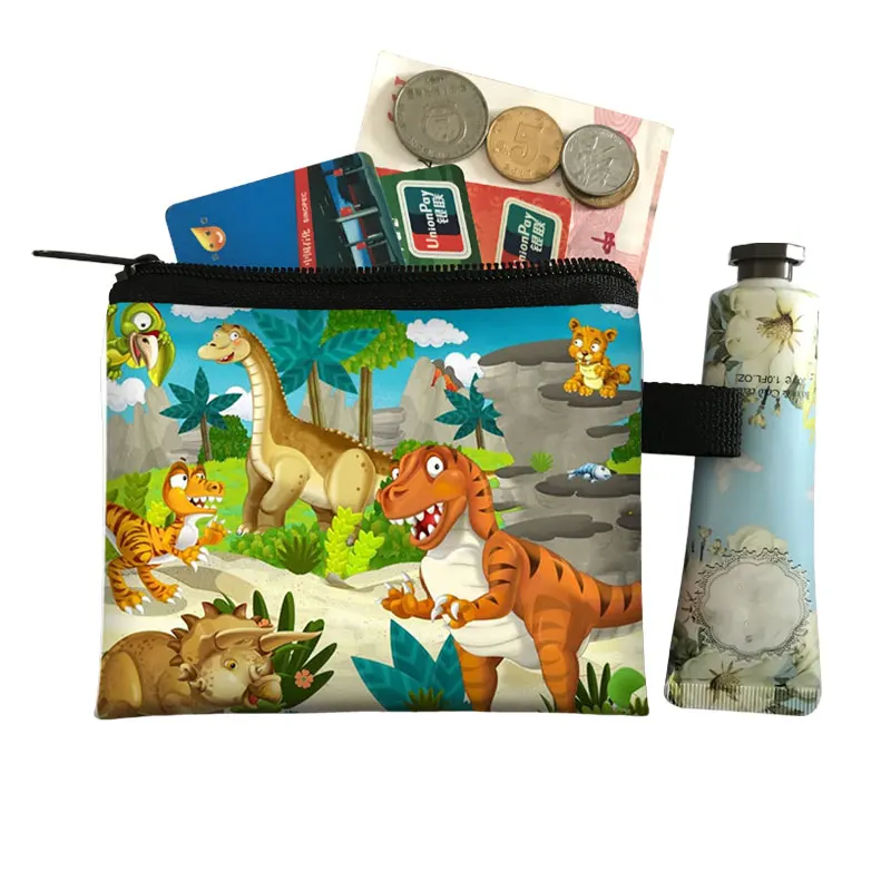 LdawyDE Portamonete Mini, 2 Porta Monete Bambini Con Anello Portachiavi, Piccola Borsa Con Cerniera Per Monete, Carte E Piccole Cose, Design Adorabile Per Donne E Bambini - Foto 2