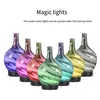 Glass Marble Design Air Humidifier Aroma Machine Ultrasonic Essential Oil Aroma Diffuser 7-Color LED Light Cold Mist Spa HomeUse 3
