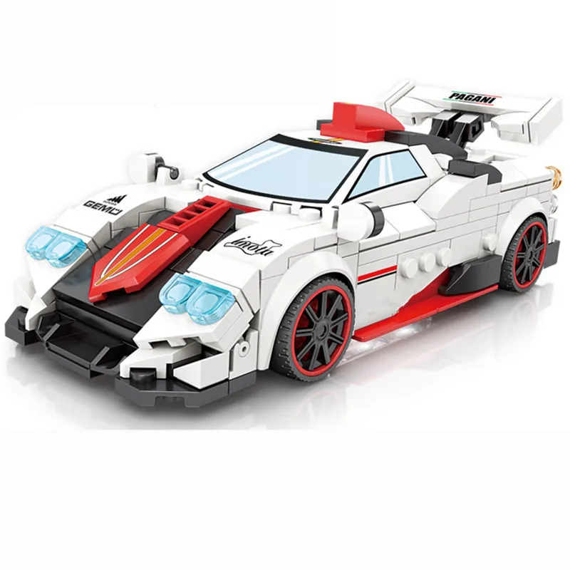 2024 Новая серия чемпионов MOC Speed, сон ветра, знаменитый суперкар, гоночный автомобиль, спортивные строительные блоки, кирпичи, Классическая модель