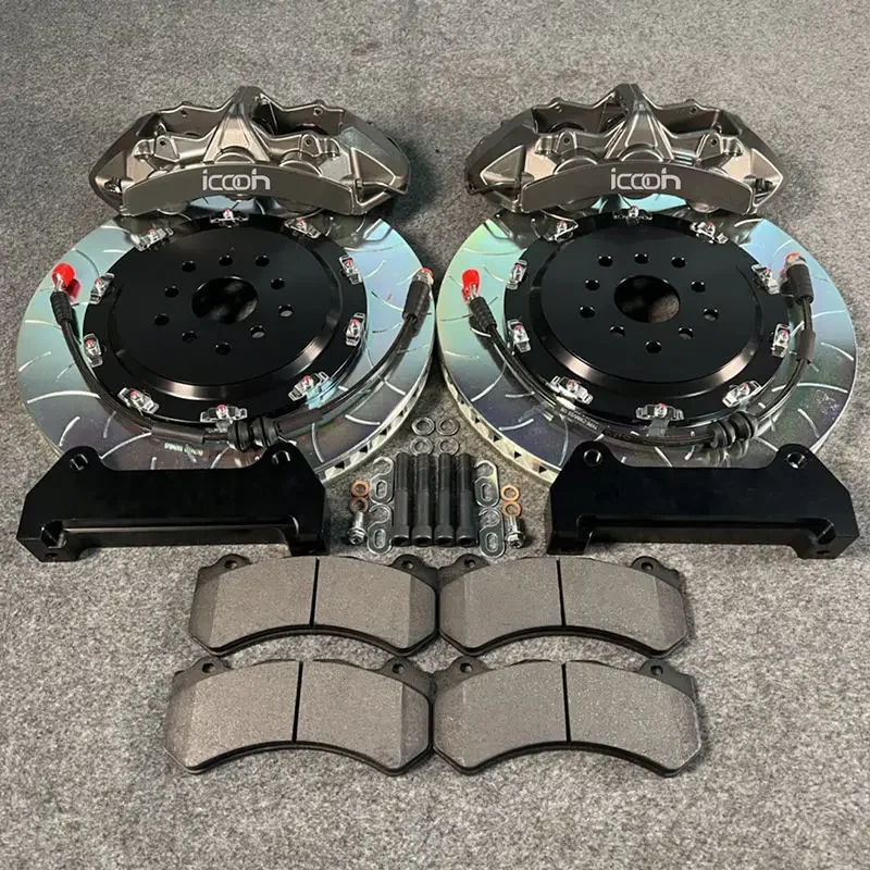 Icoh Brake System Big Brake Kit Con Disco Di Copertura Pinza In Lega Di Alluminio Aeronautico Per Vw Golf Gti/Audi/Mazda