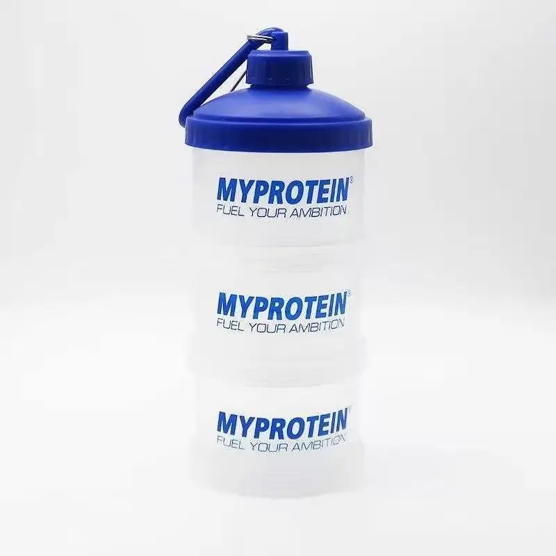 3-layer Protein Powder Storage Containers W/Carabiner - ADMA1321 -  IdeaStage Promotional Products