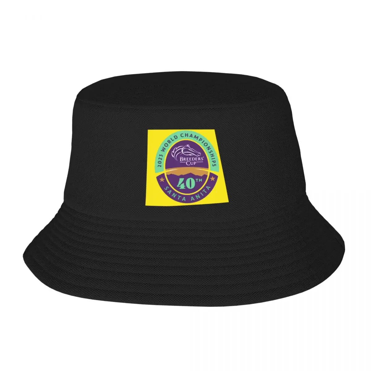 

Breeders cup 2023 Championchips 40th Santa Anita Bucket Hat Gentleman Hat Hat Luxury Brand Custom Cap Hat Beach Man Cap Women's