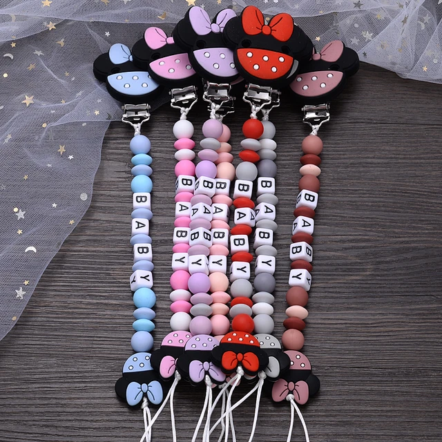 Baby Silicone Pacifier Clips Chain DIY Beads Mini Cartoon Animal Beads  Chewable Teething Beads for Nipple Holder BPA - China Silicone Beads and  Beads for Jewelry Making price