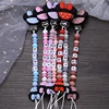 Customized Name Silicone Beads Baby Pacifier Chain Cartoon Dummy Nipple Holder Boy Girl Teether Teething Chain Nursing Chew Gift 3