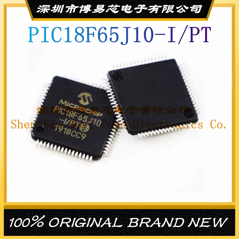 

PIC18F65J10-I/PT Package TQFP-64 New Original Genuine