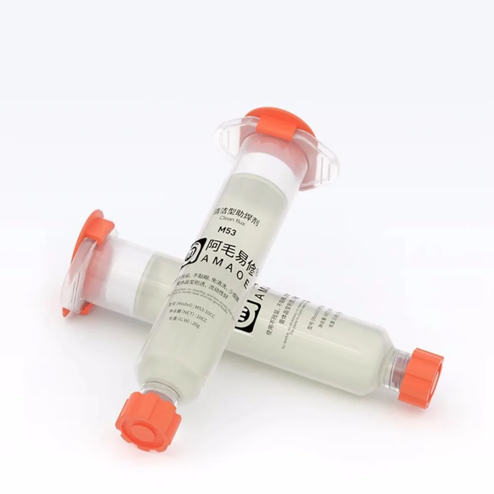 

With 2pcs Syringe Needles Soldering Paste Halogen-Free No-clean Solder Flux Welding Oil Flux Welding Accessories