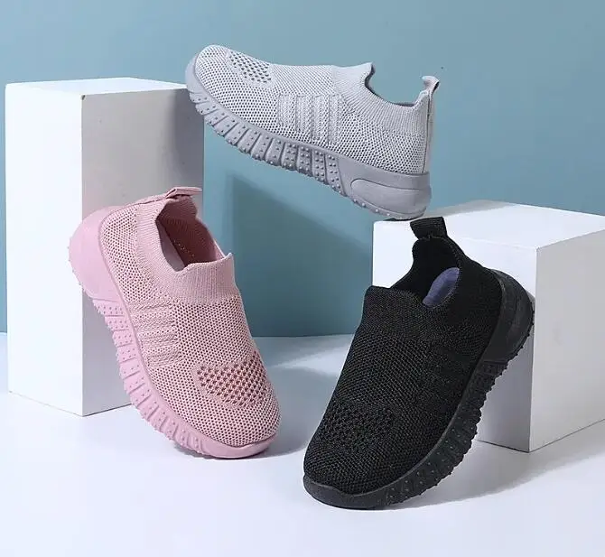 Baby Shoes Kids Sneakers New 2024 Comfort Soft Sole Sports Tennis Children Running Casual Shoes Breathable Flats Boys Girls Shoe 2