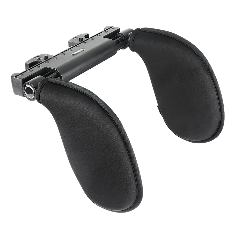 Ergonomiczny 360 °   Regulowana poduszka samochodowa pod szyję z pianki memory i bocznymi podkładkami, jednoklawiszowy zagłówek do spania w samochodzie, do podróży samochodem, BMW, Benz