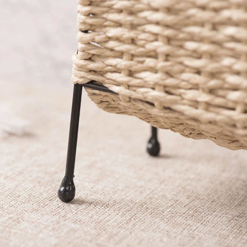 Hand Woven Magazine Holder Rack Standing Organiser Basket for Books Magazines Newspapers Letters Office Bedroom Nursery