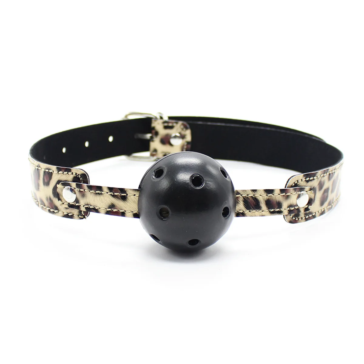 Adult Toys of Hard Ball Gag Mouth Gag 3 Breathing Holes Ball Plug for SM Game