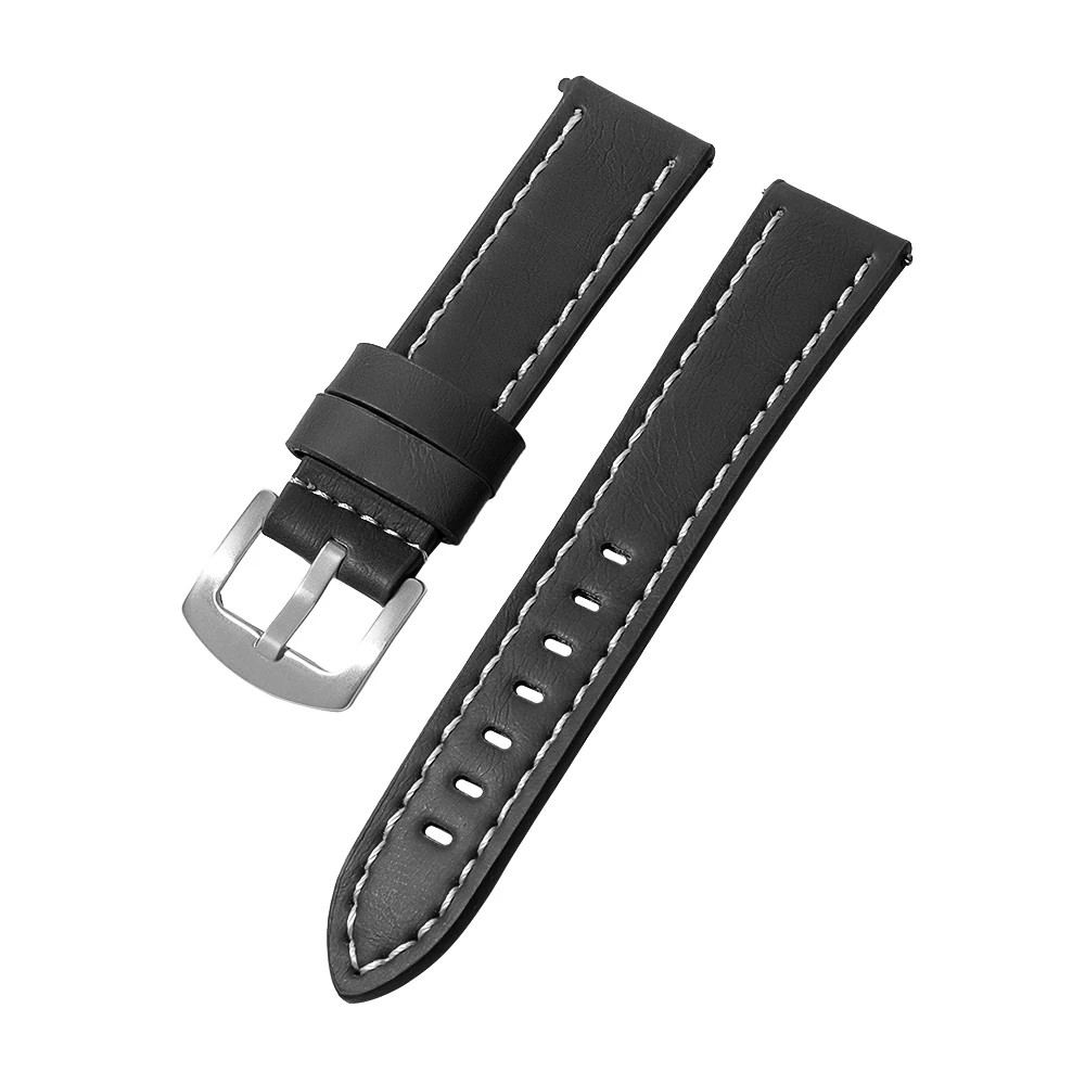 Vintage Brown Leather Watch Band