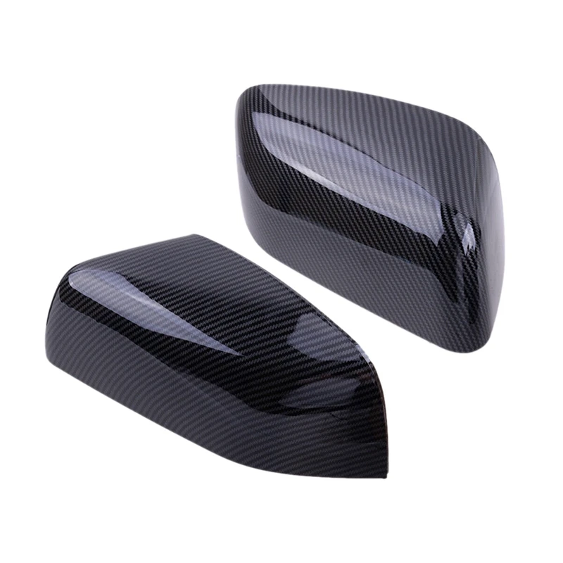 

Rear View Mirror Cover Carbon Fiber Pattern ABS For Land Rover Discovery 4 Freelander 2 LR2 LR 2010-2016