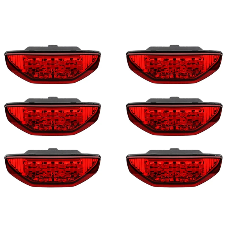 

6X Red ATV Tail Light Taillight For Honda TRX420 TRX500 Rancher Foreman TRX 400EX RUBICON TRX250 2006-2015