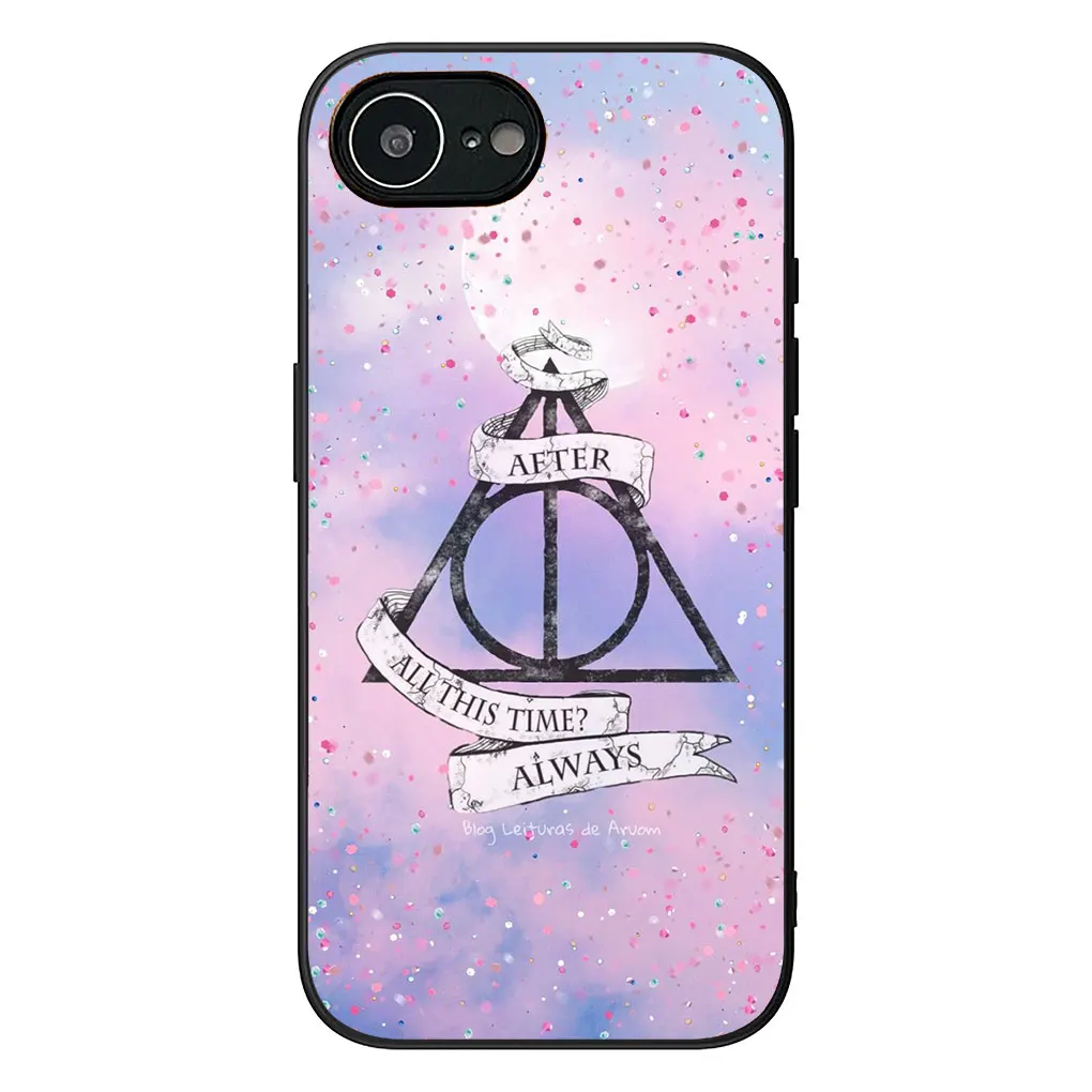 Artistic Owl & Wand Design Phone Case Cover