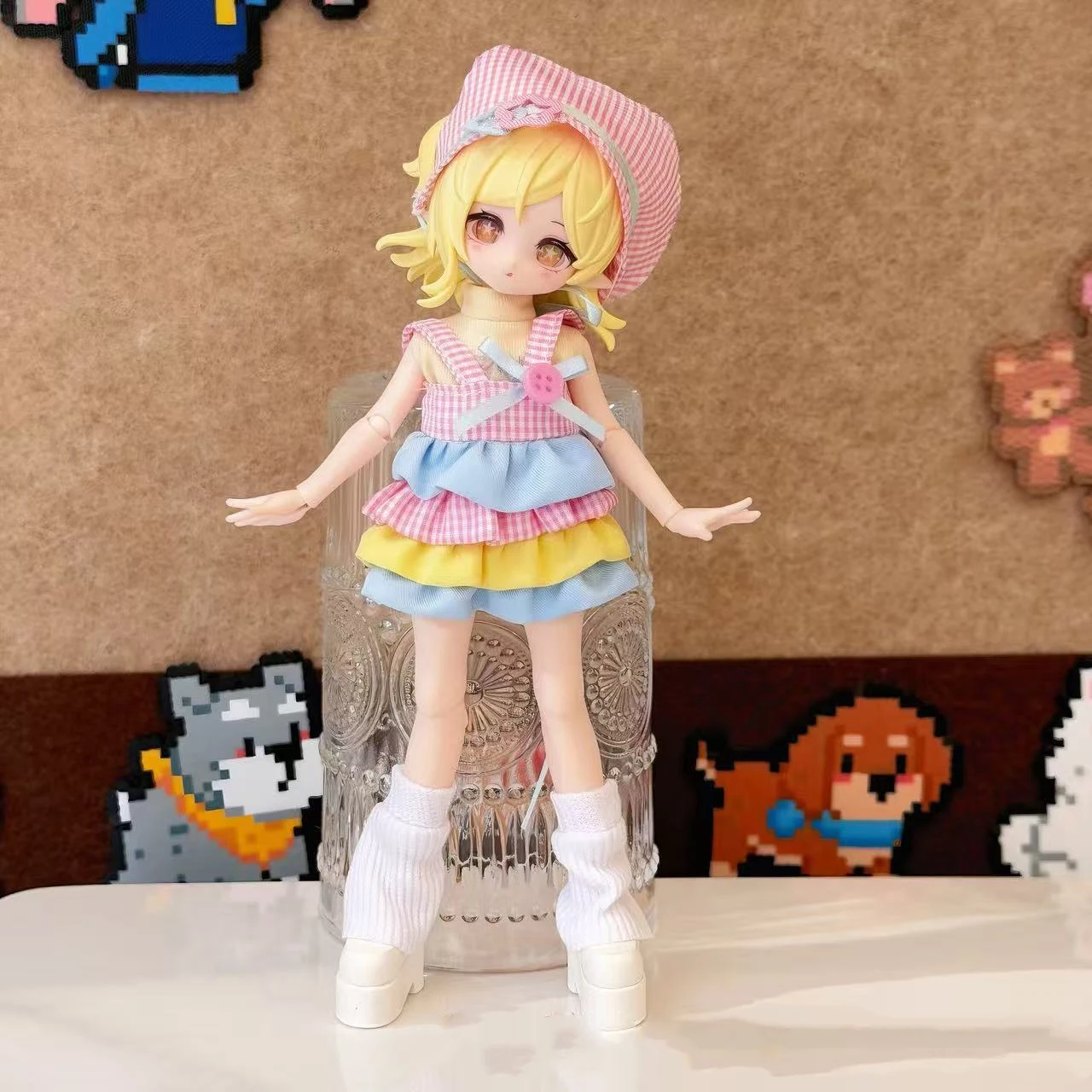 Charming Maid Dress - Sweet Spring Summer Doll Costume (1/8, 1/12 Size)