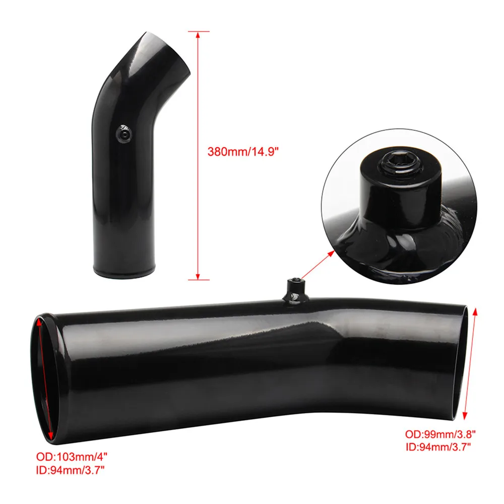 Oiled Cold Air Intake Air Intake Pipe set w/ Filter For Ford F250 F350 F450 Super Duty 7.3L Powerstroke Diesel 1999.5-2003