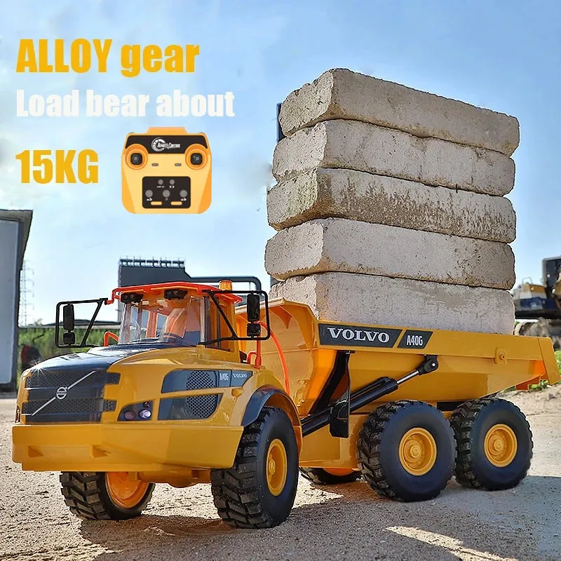 1:20 Rc Truck Dumper Lega Grandi Auto Camion Telecomando Auto Trattore Articolato Dump Engineering Veicolo Giocattoli Per Bambini