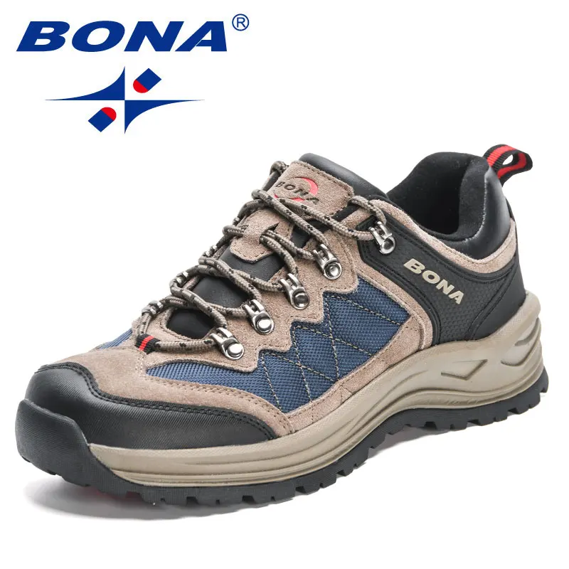 Bona 2023 Nuovi Designer Scarpe Da Trekking Trekking Sneakers Uomo Scarpe Uomo Trekking Walking Mansculino Pesca Campeggio Scarpe Da Jogging