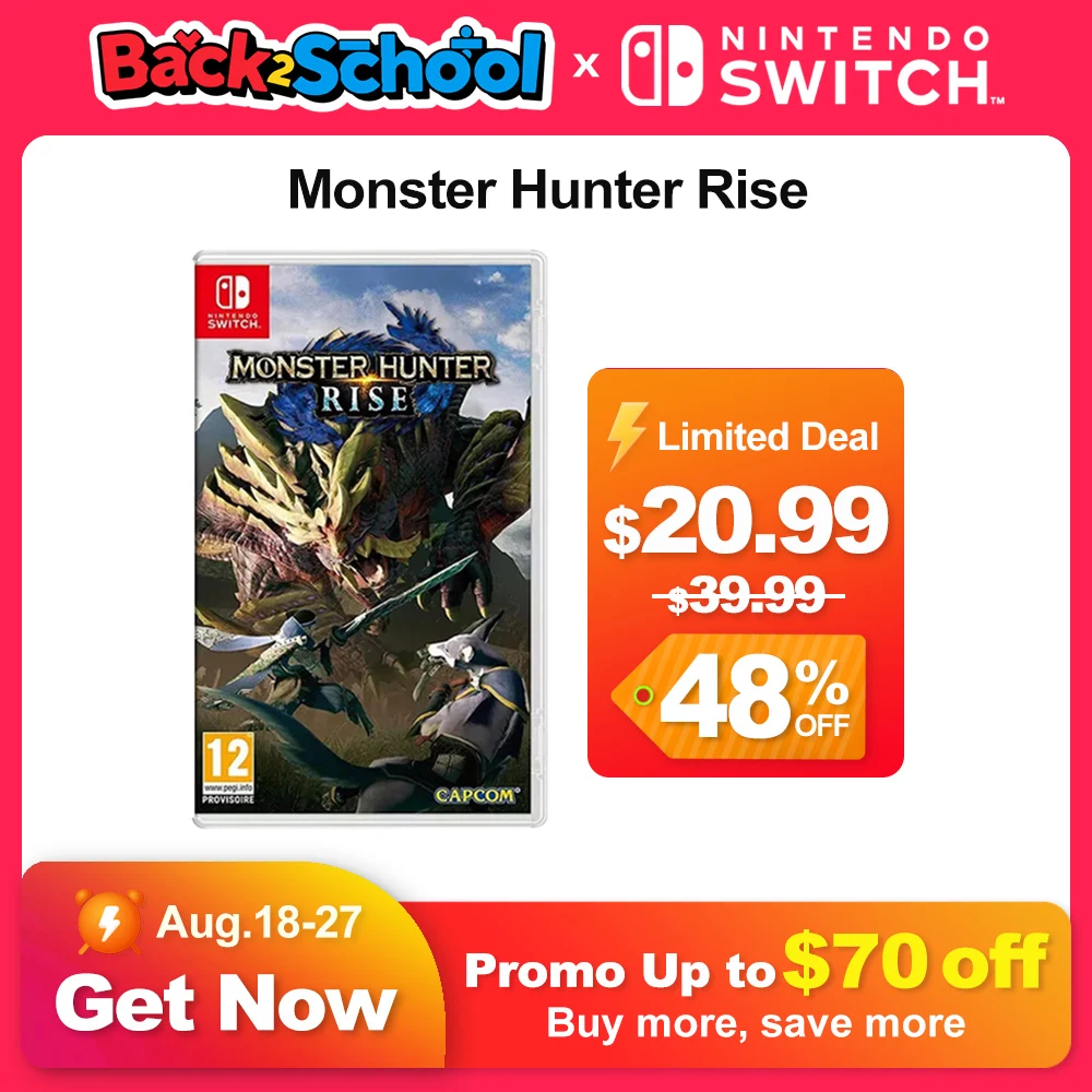 Nintendo Switch Mh Rise Physical Pre Order Monster Hunter Rise