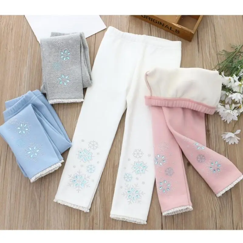 Girls Pants Snowflake Diamond Trousers Children Skirt-Pants Cake Fashionable Clothing Baby Tutu Skirts Pants