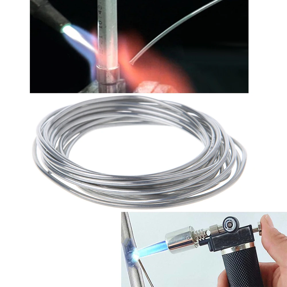 

2.00mm*3m Copper aluminum weld flux cored wire Low Temperature Aluminium Welding Rod LS'D Tool