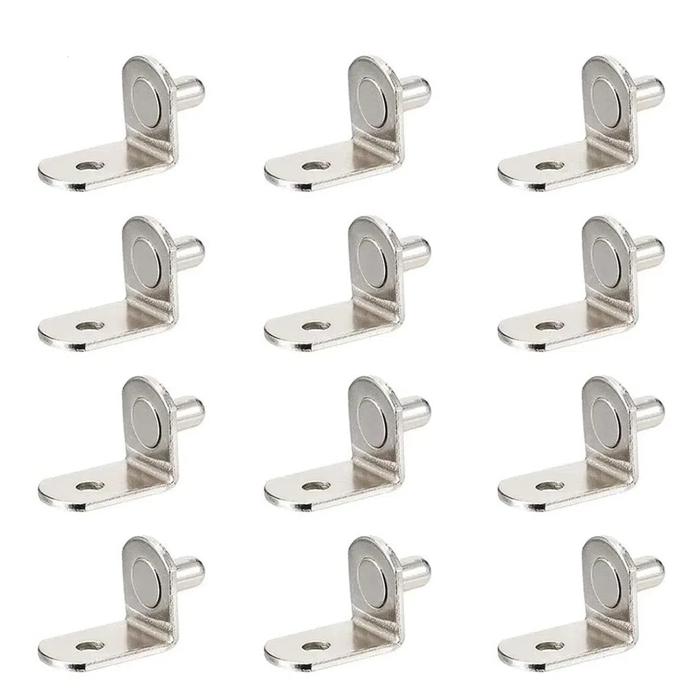 20Pcs Shelf Brackets Support Studs Pegs Metal Pin Shelves Separator Furniture Wall Mount Bracket Holder For Cabinet