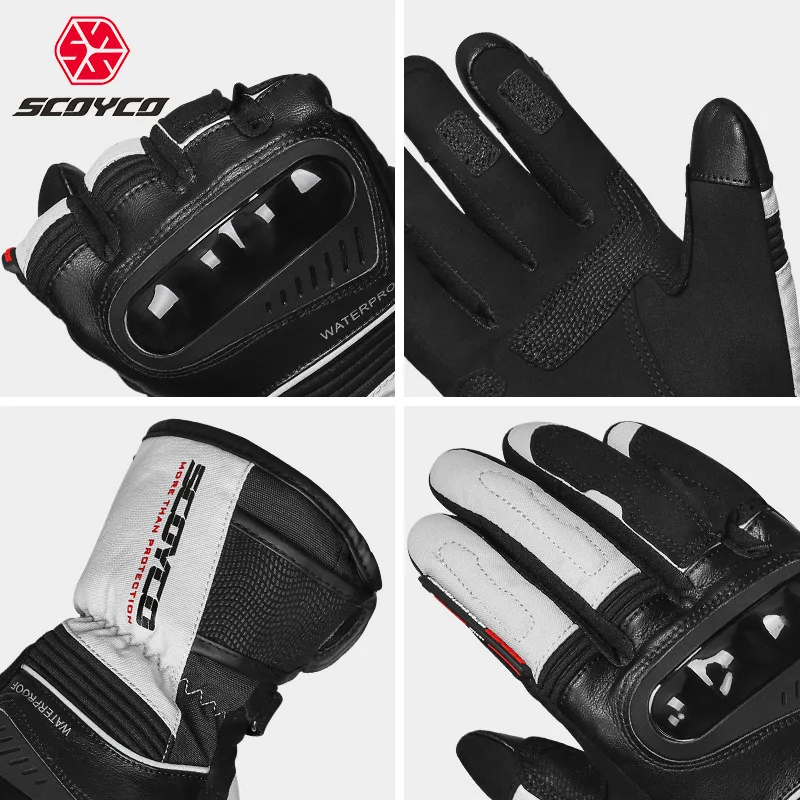 ������� �尩 �ܿ� Motorbike100 % ��� ��ǳ ���� �尩, ��ġ ��ũ�� Guantes ���� �¸� �尩 SCOYCO MC82