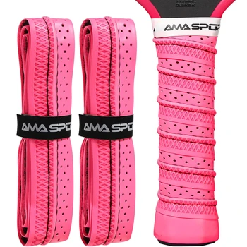 AMASPORT Pickleball Paddle Grip Tape 2Pack Pickleball Overgrip Replacement Grip Wrap for Pickleball Rackets Anti-Slip Grip Ridge 1