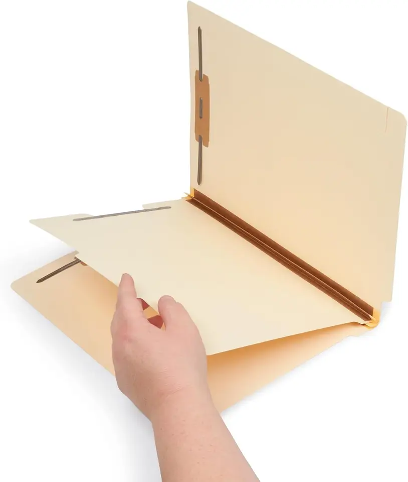 Manila Classification Folder with Dividers and Fasteners Pack