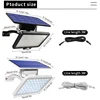48 leds Solar Light Super Bright Adjustable Lighting Angle Outdoor Solar Garden Lamp Waterproof Lighting For Wall Yard Street 5