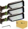 Dusk to Dawn Photocell Street Lights,Adjustable Arm Mount IP65 Waterproof Commercial 1