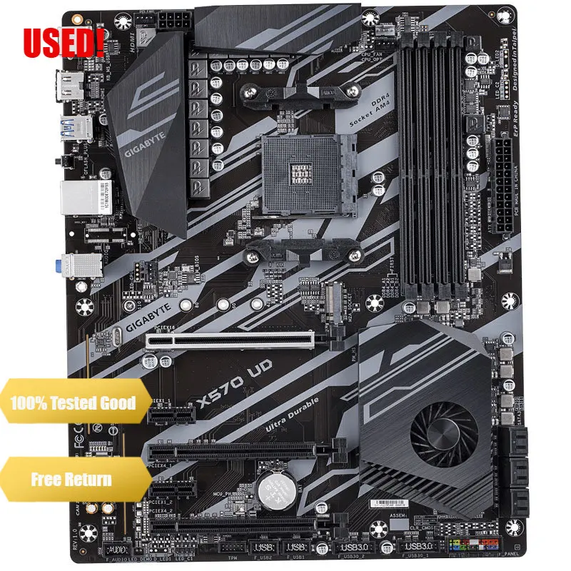 Scheda Madre Gigabyte X570 Ud Presa Atx Am4 Amd X570 Ddr4 128Gb Pci-E 4.0 Sata Iii Usb3.2 Scheda Madre Desktop Originale
