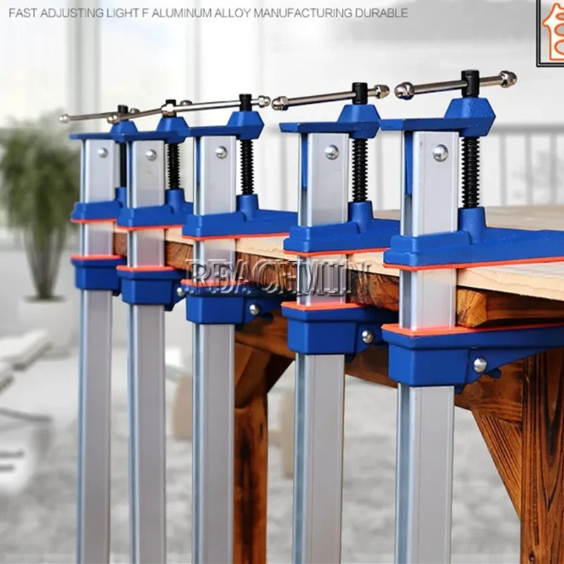 

24/36 Inch F Type Heavy-Duty Clamp Bar Holder Grip Quick Release Wood Parallel Clamps T Bar Clamps for DIY Woodworking Hand Tool