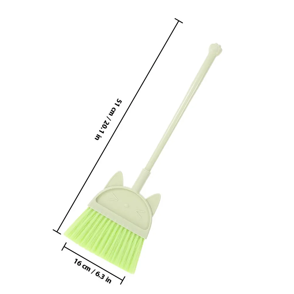 2Pcs 어린이 빗자루 세트 용 미니 빗자루 어린이를위한 작은 빗자루 청소 놀이방 학습 야외 어린이 빗자루