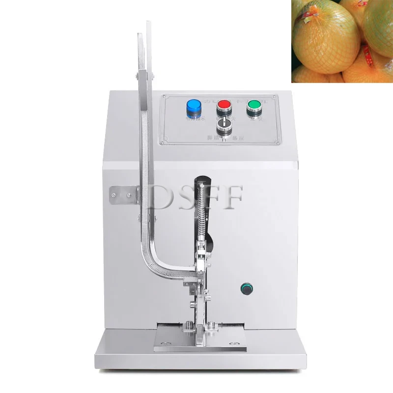 

Double Row Shopping Bag Sealing Machine, Electric Bread Bag Sausage Buckle Machine, Automatic Ham Sausage Buckle Machine
