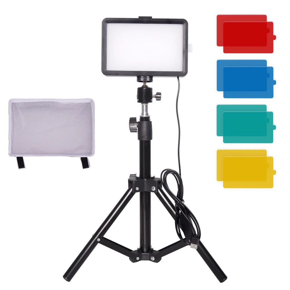 PhotographyLEDVideoLightKitPhotoStudioLightingPanelLampWith