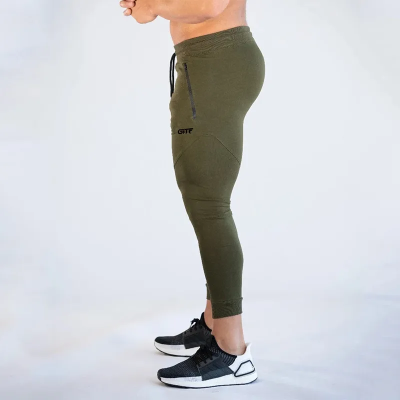 New men's running trousers men's fitness sweatpants quick-drying breathable tights running jogging pants men's casual pants 6