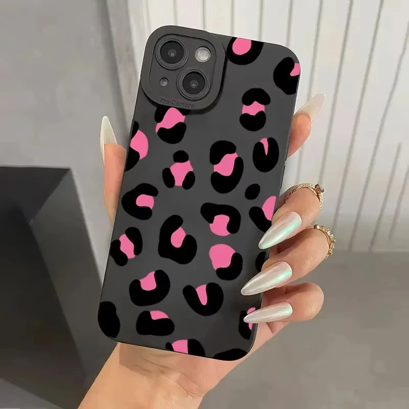Chic Brown Leopard Pattern Phone Case - Stylish Protective Cover