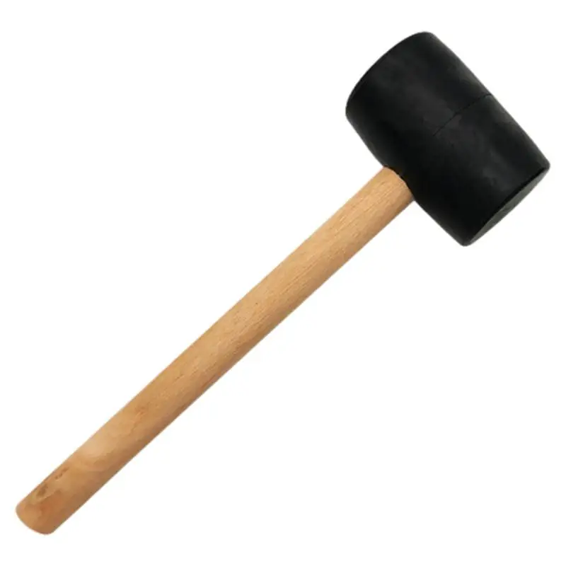 Rubber Hammer Solid Wood Hammer Jewelry Tool Handles Panel Beating Construction Woodworking Tool rubber hammer woodworking tool