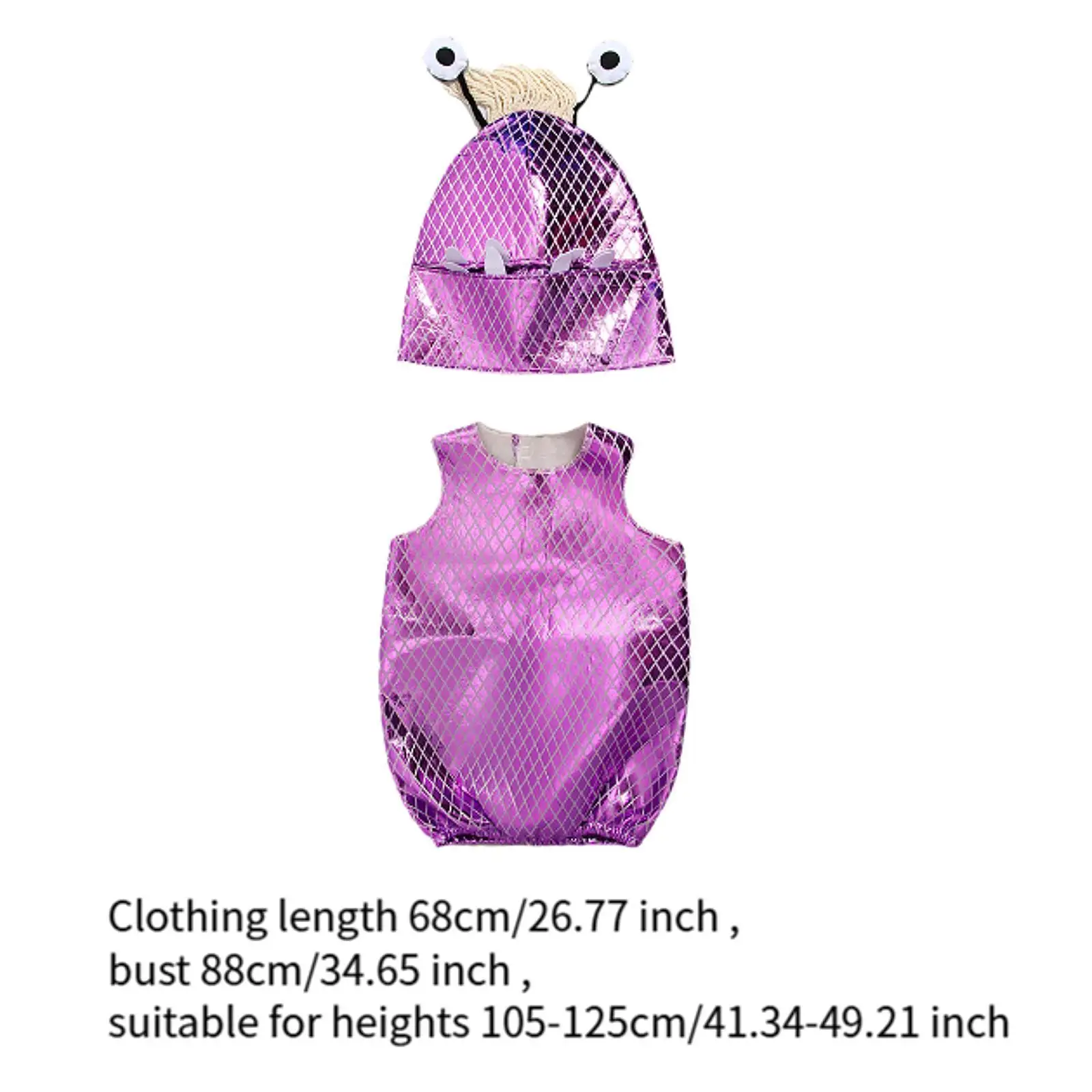 Cosplay Costume Children Monster Cosplay Costume Set Prom Cosplay Kids Jumpsuit Hood Hat Set