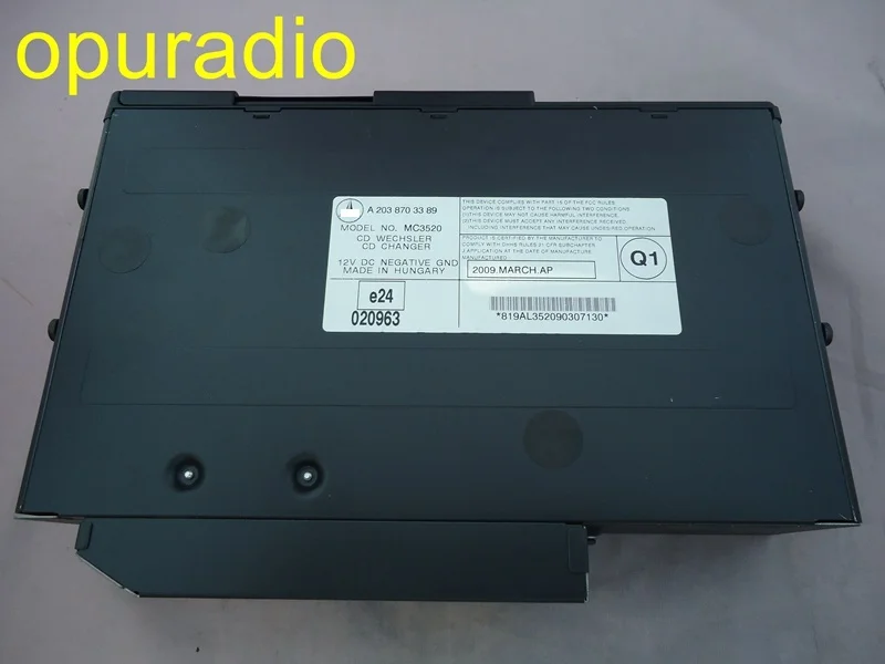 Free Ems/dhl Alpine 6 Cd Changer A2038703389 Class 1 Laser Product For