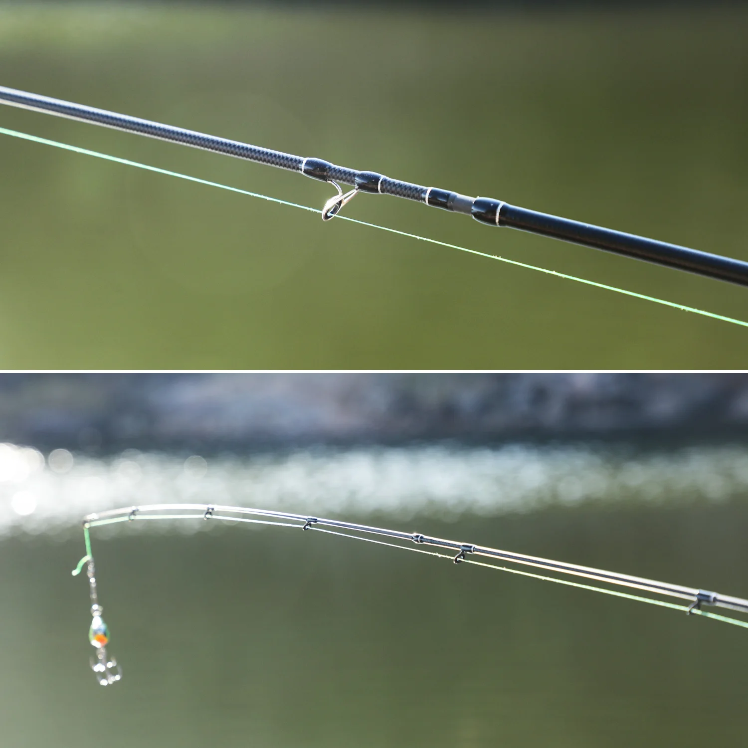 Fishing Rods Spinning/Casting Fishing Rod Power M Carbon Fiber Rod Pole 5/6 Sections Travel Fishing Pole Tackle