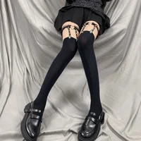 Jarretelles de cuisse en cuir pour femmes, ceinture rose, harnais élastique Pu Punk, sangle de jambe, bas gothique, ceinture de jarretelles 4