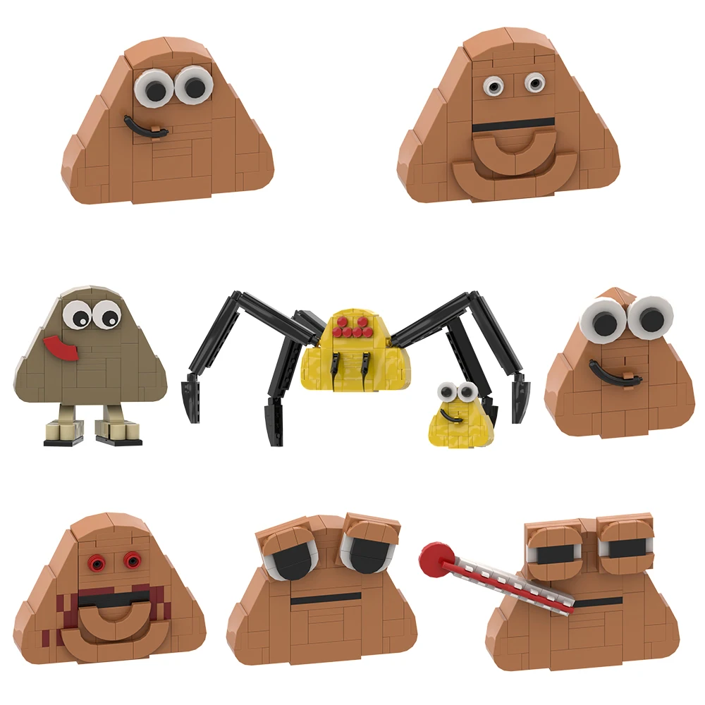 MOC Bou's Revenge Horror Games Building Blocks Model Peu Pou