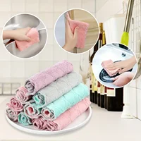 10/20pcs Kitchen Towels And Dishcloths Rag Set Small Dish Towels For Washing Dishes Dish Rags For Cooking Baking-Random Color 2