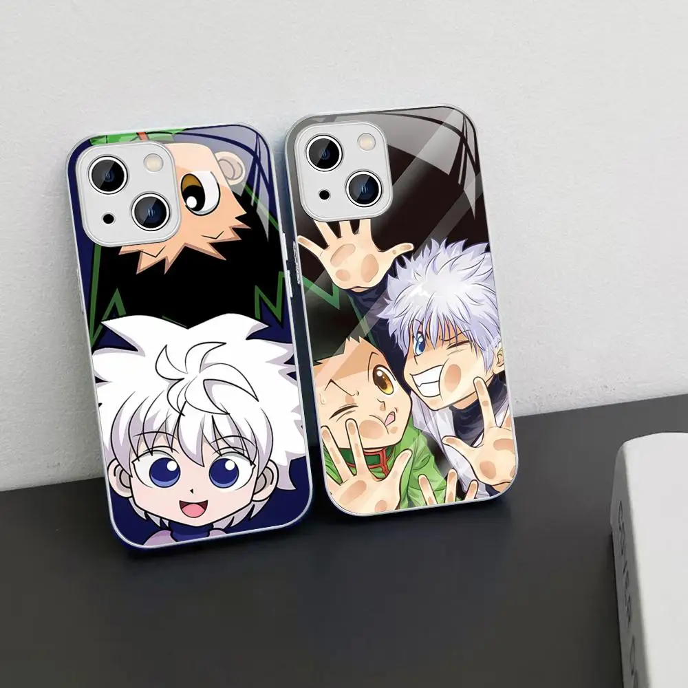 Custodia Per Telefono Hunter X Hunter Per Iphone 14 13 12 Mini 11 Pro Xs Max X Xr 14 Plus Cover In Vetro Temperato