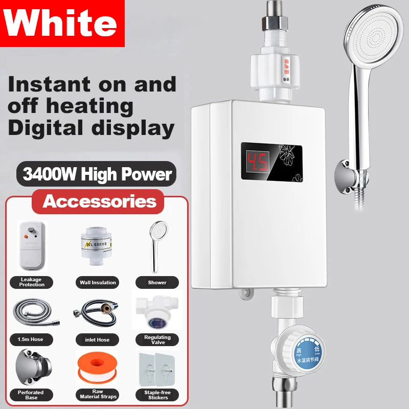 household-instant-electric-water-heaters-kitchen-kitchen-small-water-heatersenergy-saving-wall-mounted-mini-digital-display-220v